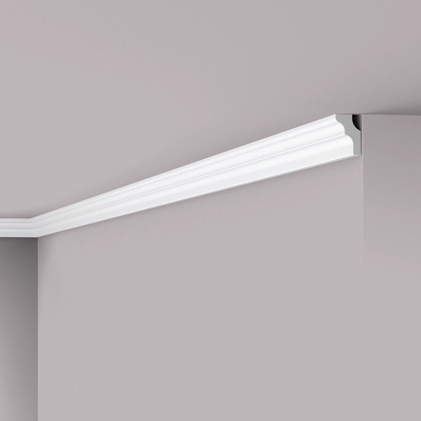 NOMASTYL® NMC 2m Ceiling Coving on plain wall and ceiling Decormania UK